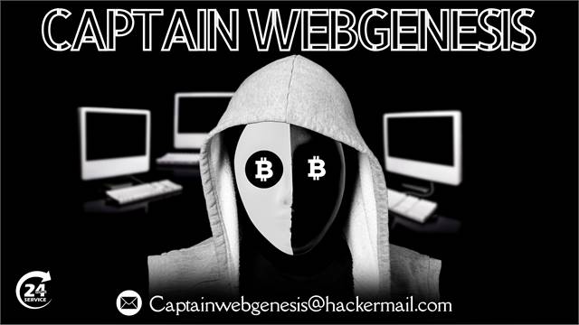 Hire the Best Cryptocurrency Recovery Service / Captain WebGenesis.