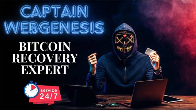 Hire a hacker to recover your lost or stolen cryptocurrency / Consult Captain WebGenesis.